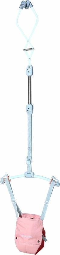 Merkloos Baby Walker - Loopstoeltje - Looptrainer - Babyschommel Voor Aan De Deur - Roze 2 Merkloos Baby Walker - Loopstoeltje - Looptrainer - Babyschommel Voor Aan De Deur - Roze - Afbeelding 2