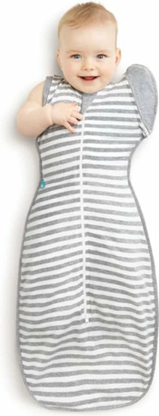 Love To Dream Babyslaapzak Swaddle Up - Inbakeren Afbouwen - Baby 4-6 Maanden - 6-8.5 Kg - All Season - Grijs 5 Love To Dream Babyslaapzak Swaddle Up - Inbakeren Afbouwen - Baby 4-6 Maanden - 6-8.5 Kg - All Season - Grijs - Afbeelding 5