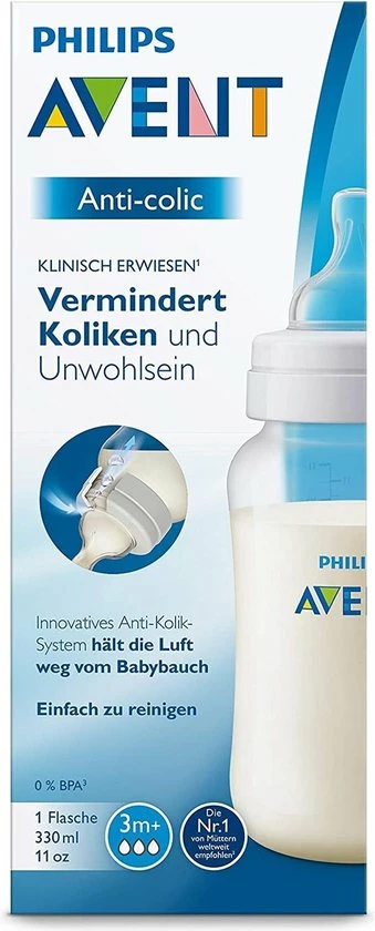 Philips Avent SCF816/17 Anti-colic-babyfles - 3m+ 6 Philips Avent SCF816/17 Anti-colic-babyfles - 3m+ - Afbeelding 6