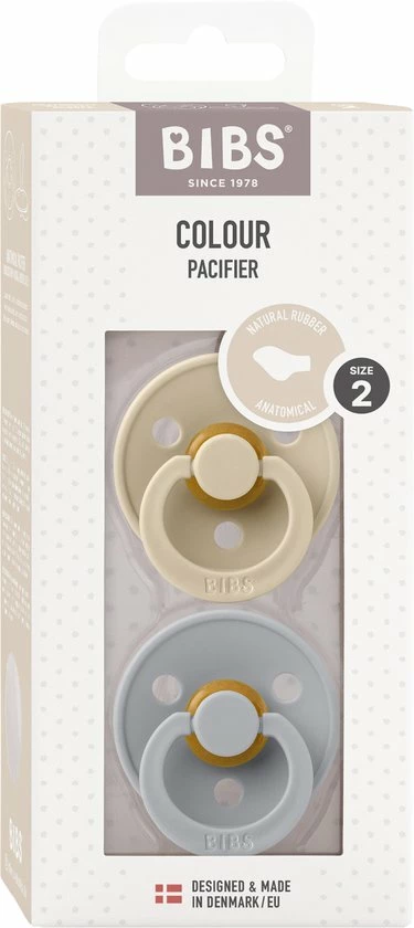 BIBS/Monkiezz Bibs Blister Dental| Met Monkiezz Speenzakje - Maat 2 6-18 Maanden - 4 Stuks - Iron - Sand -Vanilla - Cloud - Orthodontisch 3 BIBS/Monkiezz Bibs Blister Dental| Met Monkiezz Speenzakje - Maat 2 6-18 Maanden - 4 Stuks - Iron - Sand -Vanilla - Cloud - Orthodontisch - Afbeelding 3