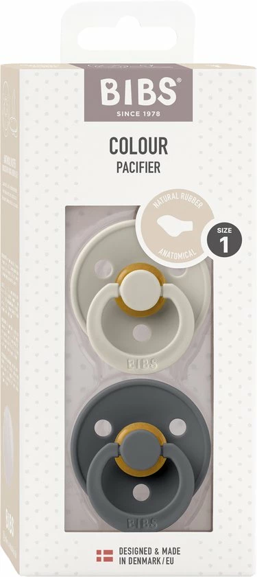 BIBS/Monkiezz Bibs Blister Dental| Met Monkiezz Speenzakje - Maat 1 0-6 Maanden - 4 Stuks - Iron - Sand -Vanilla - Cloud - Orthodontisch 2 BIBS/Monkiezz Bibs Blister Dental| Met Monkiezz Speenzakje - Maat 1 0-6 Maanden - 4 Stuks - Iron - Sand -Vanilla - Cloud - Orthodontisch - Afbeelding 2