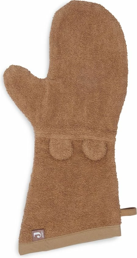 Jollein Baby Washand Badstof Ears - Caramel 1 Jollein Baby Washand Badstof Ears - Caramel