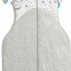Love To Dream Babyslaapzak Swaddle Up - Inbakeren Afbouwen - Baby 4-6 Maanden - 8.5-11 Kg - Winter - Grijs Wit