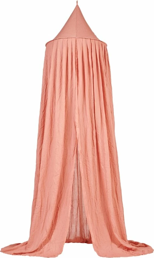 Jollein Baby Klamboe Vintage 245cm - Rosewood 1 Jollein Baby Klamboe Vintage 245cm - Rosewood