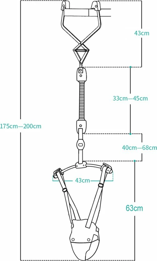 Merkloos Baby Walker - Loopstoeltje - Looptrainer - Babyschommel Voor Aan De Deur - Roze 6 Merkloos Baby Walker - Loopstoeltje - Looptrainer - Babyschommel Voor Aan De Deur - Roze - Afbeelding 6