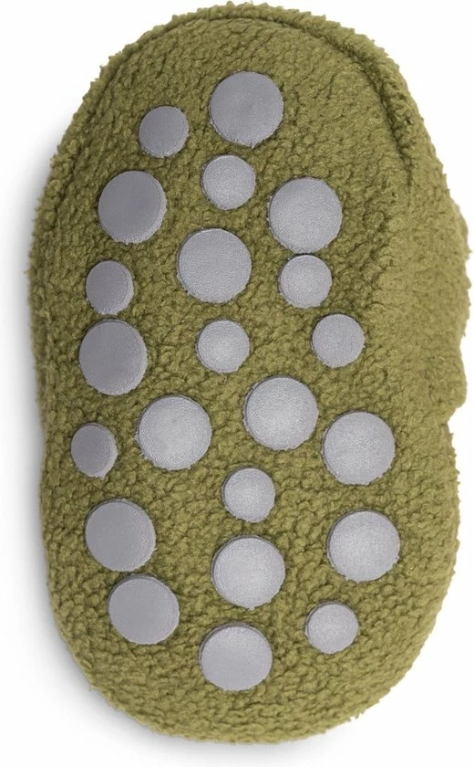 Little Riots - Babyslofjes - Antislip - Fleece Stepper - Olijf Groen - Slofjes Voor Je Baby, Dreumes En Peuter Voor Jongens En Meisjes - 12-18 Maanden (13cm) - Schoenmaat 20-21 3 Little Riots - Babyslofjes - Antislip - Fleece Stepper - Olijf Groen - Slofjes Voor Je Baby, Dreumes En Peuter Voor Jongens En Meisjes - 12-18 Maanden (13cm) - Schoenmaat 20-21 - Afbeelding 3