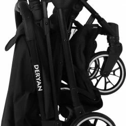 Deryan Rolo Luxe Lichtgewicht Buggy - Zwart -Telano-winkel 525x840