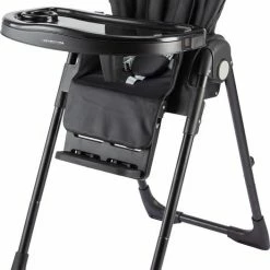 Xadventure X Adventure V2 Kinderstoel / Eetstoel -Inklapbaar- Incl. Eettafel & 5-Puntsgordel - Zwart -Telano-winkel 526x840
