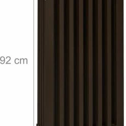 Relaxdays Veiligheidshekje Hout - 92 Cm Hoog - Kinderhek - Hondenhek - Inklapbaar - Bruin - 4 Panelen -Telano-winkel 536x840 3