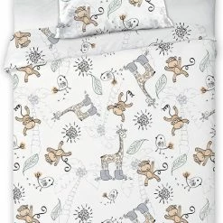 Animal Pictures BABY Dekbedovertrek Jungle Friends - 100 X 135 Cm - Katoen