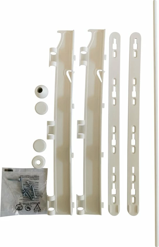 BabyDan Flex Traphekje 2 Deuren, 2x33cm 218cm Wit 9 BabyDan Flex Traphekje 2 Deuren, 2x33cm 218cm Wit - Afbeelding 9