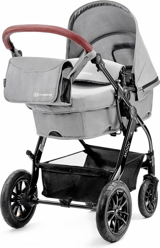 Kinderkraft XMoov 3 In 1 Kinderwagen - Inclusief Autostoel - Grey 13 Kinderkraft XMoov 3 In 1 Kinderwagen - Inclusief Autostoel - Grey - Afbeelding 13
