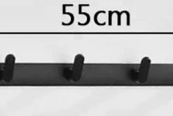 TK-products Luxe- Kapstok- 6-haaks- Mat Zwart- Handdoek Rek- Jas Rek - Inclusief Bevestigingsmateriaal -Telano-winkel 550x165 1