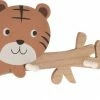 Spesely® Tijger Kinderkapstok Babykamer / Kinderkamer - 3 Houten Haken - Kapstok Met Dier - Kapstok Hangend - Hout - Wandkapstok 47x20cm -Telano-winkel 550x247
