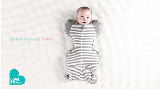 Love To Dream Babyslaapzak Swaddle Up - Inbakeren Afbouwen - Baby 4-6 Maanden - 6-8.5 Kg - All Season - Grijs 2 Love To Dream Babyslaapzak Swaddle Up - Inbakeren Afbouwen - Baby 4-6 Maanden - 6-8.5 Kg - All Season - Grijs - Afbeelding 2