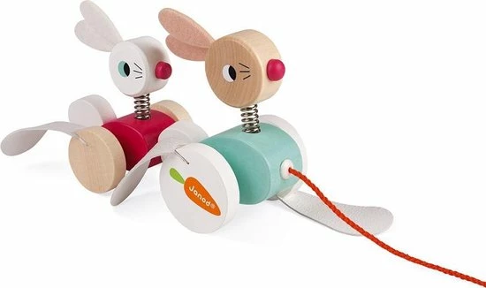 Janod Zigolos - Trekfiguur Konijnen 1 Janod Zigolos - Trekfiguur Konijnen