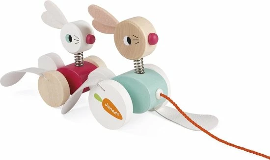Janod Zigolos - Trekfiguur Konijnen 14 Janod Zigolos - Trekfiguur Konijnen - Afbeelding 14