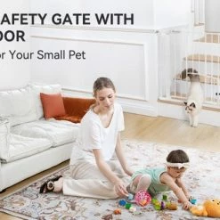 Comomy Traphekje - Traphek Zonder Boren - 75-103cm Veiligheidshek Met Kattendeur - Veiligheidshekje -Hondenhek - Voor Baby's, Kinderen, Hond En Katten - Wit 11 Comomy Traphekje - Traphek Zonder Boren - 75-103cm Veiligheidshek Met Kattendeur - Veiligheidshekje -Hondenhek - Voor Baby's, Kinderen, Hond En Katten - Wit -Telano-winkel 550x340 1