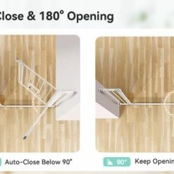 Comomy Traphekje - Traphek Zonder Boren - 75-103cm Veiligheidshek Met Kattendeur - Veiligheidshekje -Hondenhek - Voor Baby's, Kinderen, Hond En Katten - Wit 10 Comomy Traphekje - Traphek Zonder Boren - 75-103cm Veiligheidshek Met Kattendeur - Veiligheidshekje -Hondenhek - Voor Baby's, Kinderen, Hond En Katten - Wit -Telano-winkel 550x340