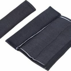 Merkloos Gordelbeschermer - Gordelhoes - Gordelbeschermhoes - Extra Zacht Gordelkussen Voor Kinderen - Gordelhoezen - Zwart 1st