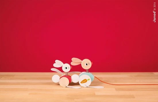 Janod Zigolos - Trekfiguur Konijnen 13 Janod Zigolos - Trekfiguur Konijnen - Afbeelding 13