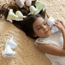 Dhink Eenhoorn Nachtlamp Oplaadbaar Met Timer, Dimmer En Tapfunctie Multi Kleur En Wit Licht - Nachtlampje Kinderen -Telano-winkel 550x366 143