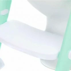 Zavelo Toilet Trainer Met Trapje | Brilverkleiner Met Handvaten En Opstapje | Opvouwbaar Toilet Met Afneembaar Zitje | WC Zindelijkheids Training Voor Jongens/Meisjes | Urinoirs Voor Kind/Peuter Van 2 Tot 7 Jaar | Mint -Telano-winkel 550x366 176