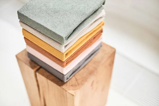 Jollein Aankleedkussenhoes Badstof 50x70cm - Storm Grey 3 Jollein Aankleedkussenhoes Badstof 50x70cm - Storm Grey - Afbeelding 3