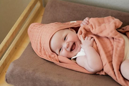 Jollein Aankleedkussenhoes Badstof 50x70cm - Chestnut - 2 Stuks 6 Jollein Aankleedkussenhoes Badstof 50x70cm - Chestnut - 2 Stuks - Afbeelding 6