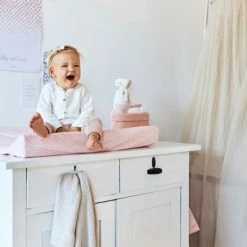 Jollein Aankleedkussenhoes Snake Jersey 50x70cm - Pale Pink -Telano-winkel 550x366 97