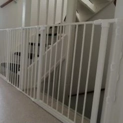 BabyDan Flex Traphekje 2 Deuren, 2x33cm 218cm Wit