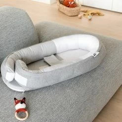 Doomoo Cocoon - Babynestje - Biologisch Katoen En 74 X 46 Cm - Classic Grey 21 Doomoo Cocoon - Babynestje - Biologisch Katoen En 74 X 46 Cm - Classic Grey -Telano-winkel 550x367 37