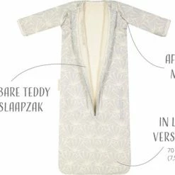 Puckababy Babyslaapzak Bag 4 Seasons 6m-2,5 J - 100 Cm - Seashell Stone -Telano-winkel 550x372