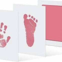 Merkloos My Unique Product Baby Handafdruk En Voetafdruk - Roze