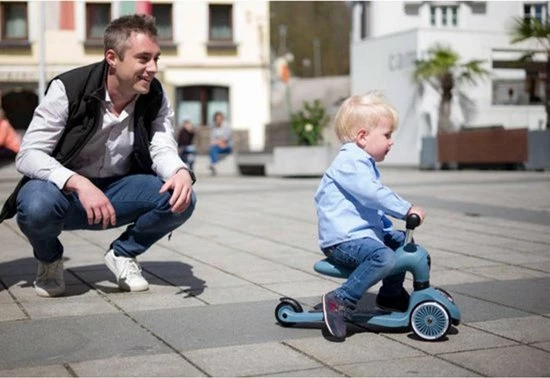 Scoot & Ride Scoot And Ride Highwaykick 1 Step - Loopfiets Peach 5 Scoot & Ride Scoot And Ride Highwaykick 1 Step - Loopfiets Peach - Afbeelding 5