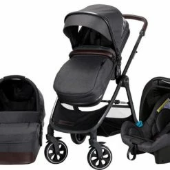 Xadventure X Adventure 3 In 1 Kinderwagen Xline V2 - Dark Grey
