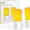 LUSQ? LUSQ - LED Nachtlampje In Stopcontact - 2 Stuks - Dimbare Nachtlampjes Met Sensor - Nacht Lamp Met Dag En Nacht Sensor - -Telano-winkel 550x390 2