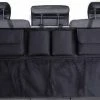 Merkloos Auto Kofferbak Achterbank Opbergtas - Organizer Stoelhoes - Opbergen & Opruimen - Interieur Accessoires & Benodigdheden - Zwart - Maat L 86 X 45cm