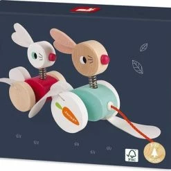 Janod Zigolos - Trekfiguur Konijnen 24 Janod Zigolos - Trekfiguur Konijnen -Telano-winkel 550x401 3