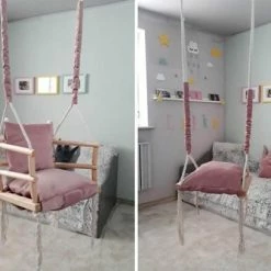 Merkloos Babyschommel Babyzitje - Stof Hout - Babyschommel Binnen - Kinderschommel - Schommel Baby Zitje - Schommelzitjes - Schommelstoel - Roze 13 Merkloos Babyschommel Babyzitje - Stof Hout - Babyschommel Binnen - Kinderschommel - Schommel Baby Zitje - Schommelzitjes - Schommelstoel - Roze -Telano-winkel 550x406 2