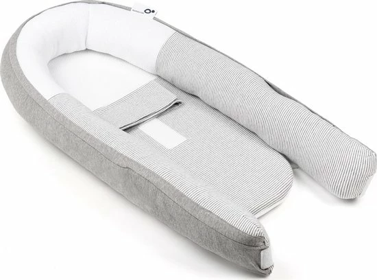 Doomoo Cocoon - Babynestje - Biologisch Katoen En 74 X 46 Cm - Classic Grey 3 Doomoo Cocoon - Babynestje - Biologisch Katoen En 74 X 46 Cm - Classic Grey - Afbeelding 3