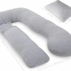 Osteomedix Zwangerschapskussen - Afneembaar Ontwerp - Met EXTRA Rugsteun Kussen - Afneembare Hoes - Ondersteuning Voor Rug, Heupen, Benen, Buik Voor Zwangere Vrouwen - Voedingskussen -Telano-winkel 550x408