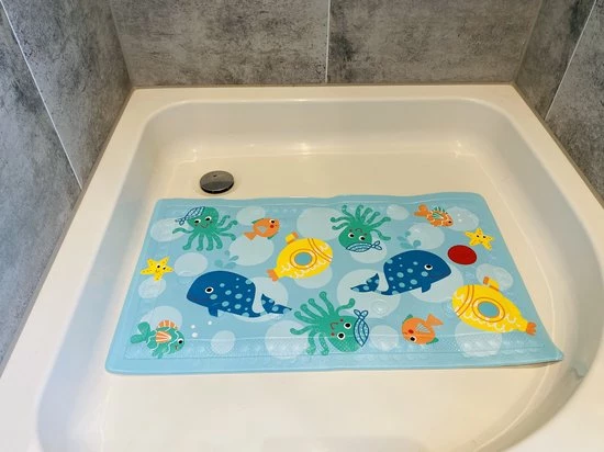 Supersales Badmat Antislip - Voor Kinderen En Baby’s – Douchemat – Badmat - Antislipmat Douche – Met Temperatuurindicator - 68 X 40 Cm 7 Supersales Badmat Antislip - Voor Kinderen En Baby’s – Douchemat – Badmat - Antislipmat Douche – Met Temperatuurindicator - 68 X 40 Cm - Afbeelding 7
