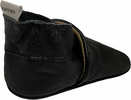 BabySteps Babyslofjes Plain Black Maat 20/21 6 BabySteps Babyslofjes Plain Black Maat 20/21 - Afbeelding 6