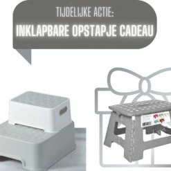 Splendole Opstapje - Badkameropstapje Kinderen - Wc Krukje 27 Cm Grijs -Telano-winkel 550x431 5