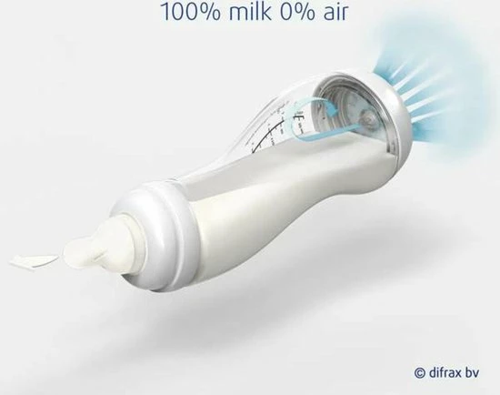 Difrax Anti-Colic S-Babyfles Natural - 250 Ml - Popcorn/Creme 3 Difrax Anti-Colic S-Babyfles Natural - 250 Ml - Popcorn/Creme - Afbeelding 3