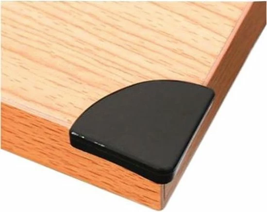 FSW-Products - 4 Stuks - Siliconen Tafel Hoekbeschermers Set - Zwart - Tape - Tafelhoek Beschermers - Beschermhoeken - Veiligheid - Zelfklevende Tafelhoek Beschermers - Tafelhoekjes Bescherming 1 FSW-Products - 4 Stuks - Siliconen Tafel Hoekbeschermers Set - Zwart - Tape - Tafelhoek Beschermers - Beschermhoeken - Veiligheid - Zelfklevende Tafelhoek Beschermers - Tafelhoekjes Bescherming