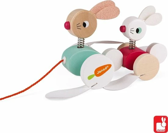 Janod Zigolos - Trekfiguur Konijnen 15 Janod Zigolos - Trekfiguur Konijnen - Afbeelding 15