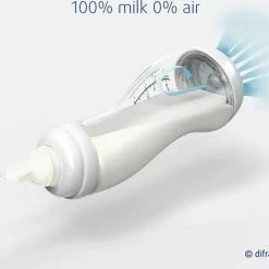 Difrax - S-Fles Natural - Babyfles Bruin- 0+ Maanden - 170ml -Telano-winkel 550x438 5