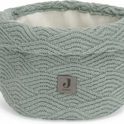 Jollein Commodemandje River Knit - Ash Green -Telano-winkel 550x444 2
